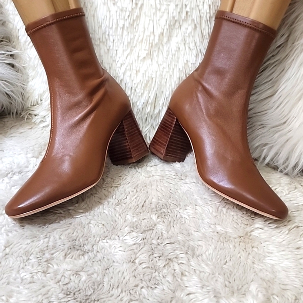 Loeffler Randall Brown Ankle Boots - Picture 3 of 12